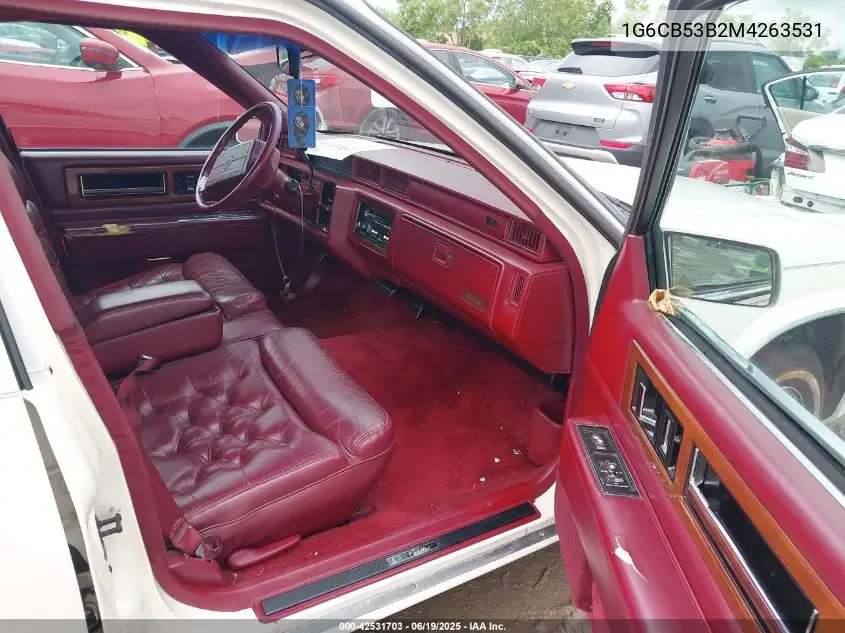 1991 Cadillac Fleetwood VIN: 1G6CB53B2M4263531 Lot: 42531703
