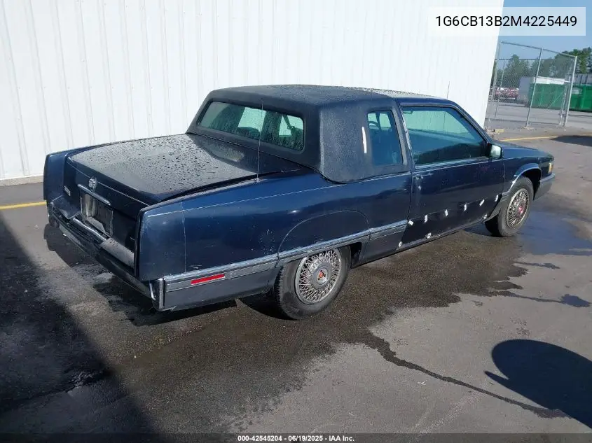 1991 Cadillac Fleetwood VIN: 1G6CB13B2M4225449 Lot: 42545204