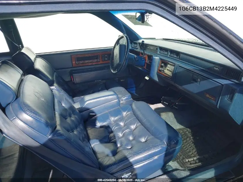 1991 Cadillac Fleetwood VIN: 1G6CB13B2M4225449 Lot: 42545204
