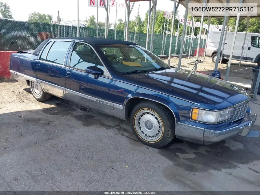 1993 Cadillac Fleetwood Chassis VIN: 1G6DW5272PR715510 Lot: 42536370