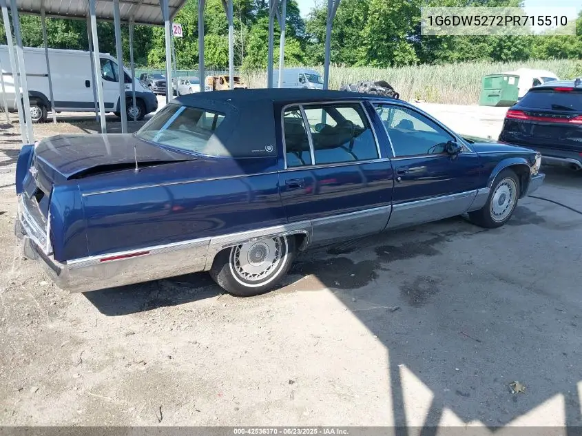 1993 Cadillac Fleetwood Chassis VIN: 1G6DW5272PR715510 Lot: 42536370