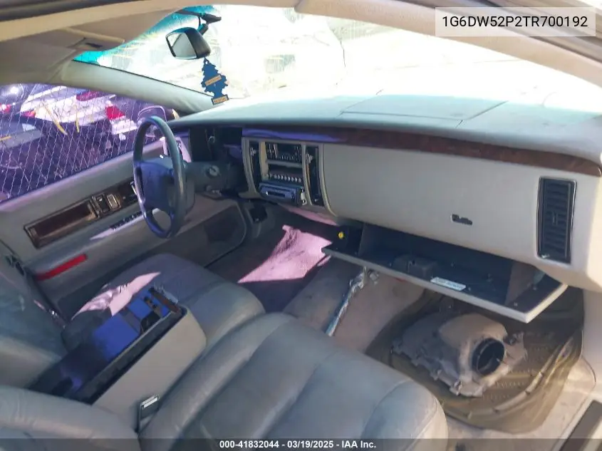1996 Cadillac Fleetwood Brougham VIN: 1G6DW52P2TR700192 Lot: 41832044