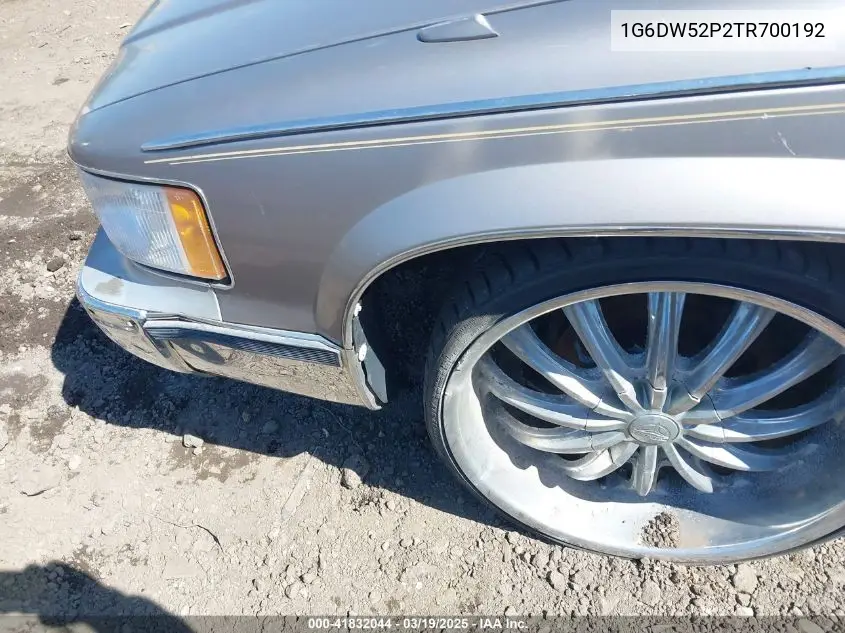 1996 Cadillac Fleetwood Brougham VIN: 1G6DW52P2TR700192 Lot: 41832044