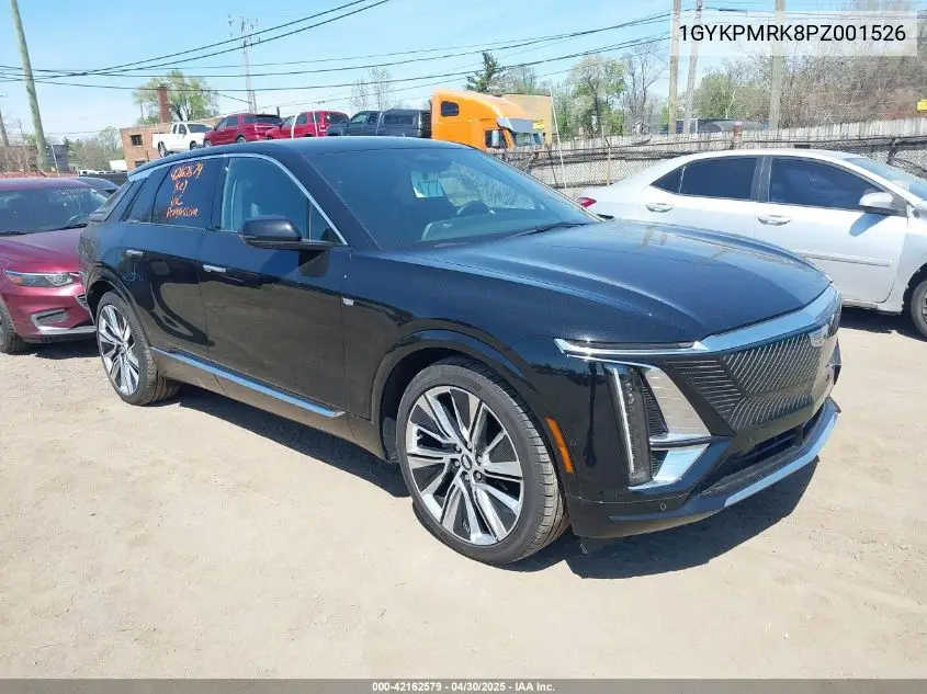 2023 Cadillac Lyriq Rwd Luxury VIN: 1GYKPMRK8PZ001526 Lot: 42162579