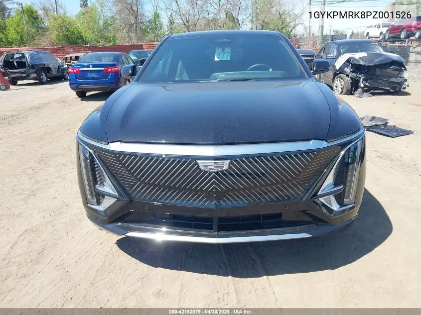 2023 Cadillac Lyriq Rwd Luxury VIN: 1GYKPMRK8PZ001526 Lot: 42162579