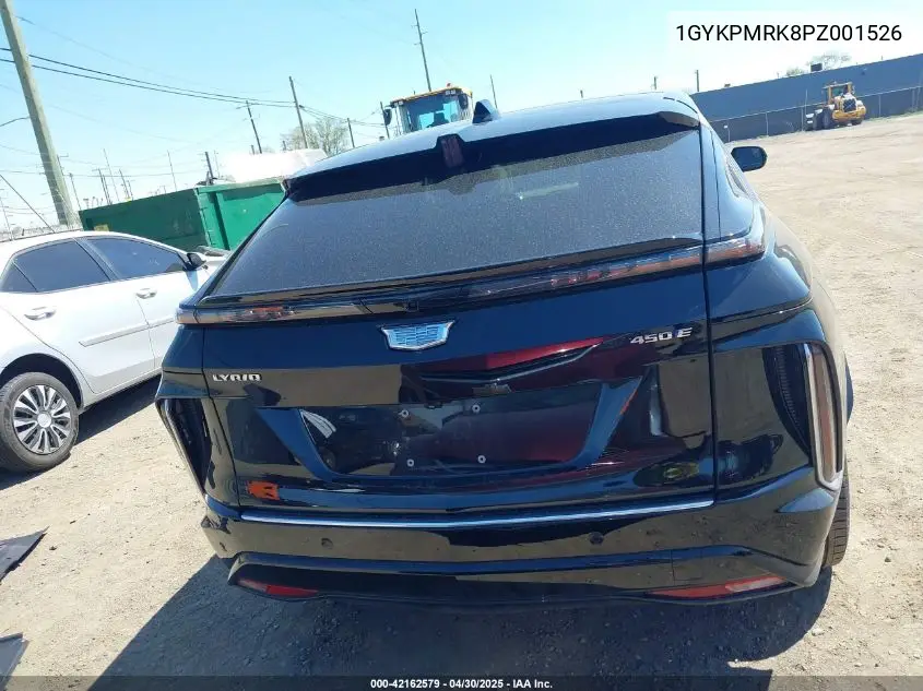 2023 Cadillac Lyriq Rwd Luxury VIN: 1GYKPMRK8PZ001526 Lot: 42162579
