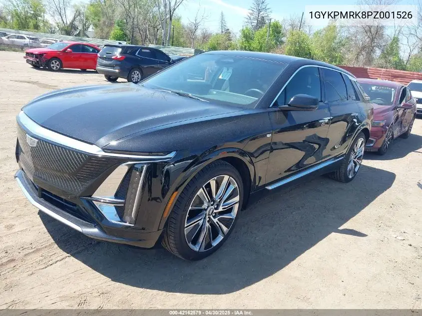 2023 Cadillac Lyriq Rwd Luxury VIN: 1GYKPMRK8PZ001526 Lot: 42162579