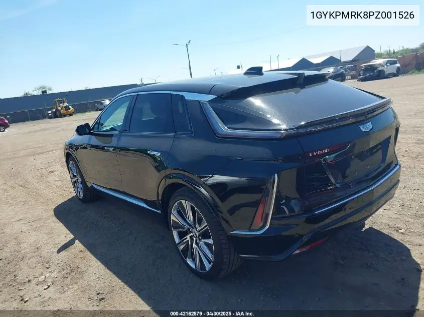 2023 Cadillac Lyriq Rwd Luxury VIN: 1GYKPMRK8PZ001526 Lot: 42162579