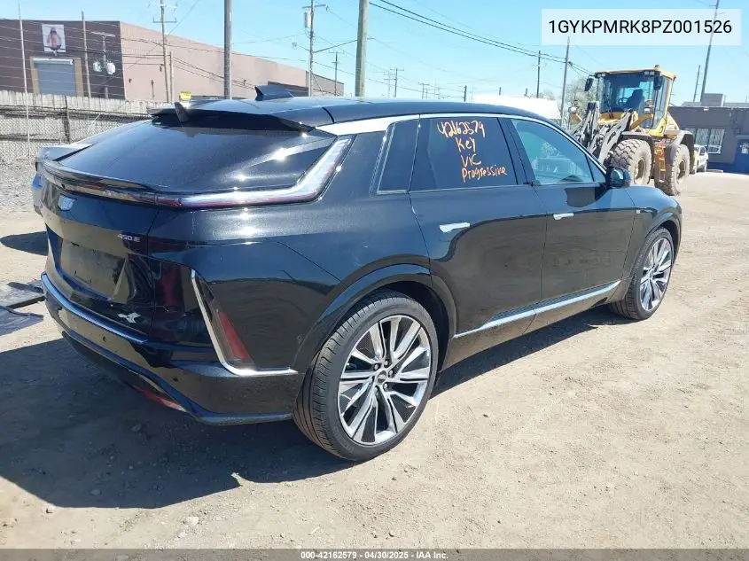 2023 Cadillac Lyriq Rwd Luxury VIN: 1GYKPMRK8PZ001526 Lot: 42162579