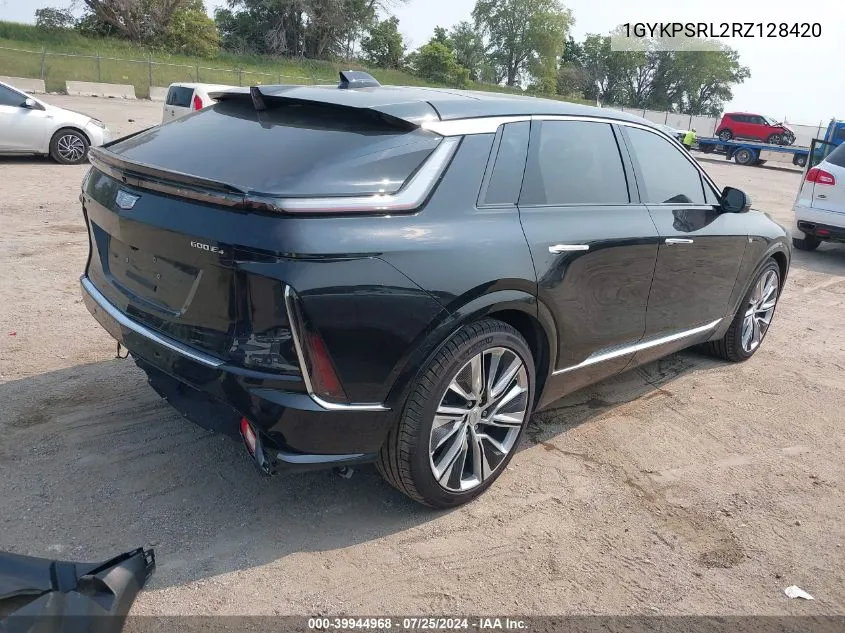 2024 Cadillac Lyriq Luxury W/1Se VIN: 1GYKPSRL2RZ128420 Lot: 39944968