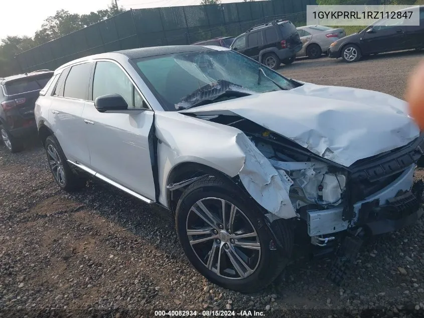 2024 Cadillac Lyriq Luxury W/1Sd VIN: 1GYKPRRL1RZ112847 Lot: 40082934