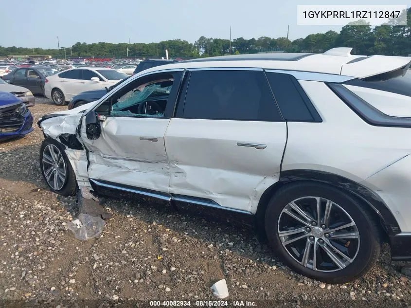 2024 Cadillac Lyriq Luxury W/1Sd VIN: 1GYKPRRL1RZ112847 Lot: 40082934