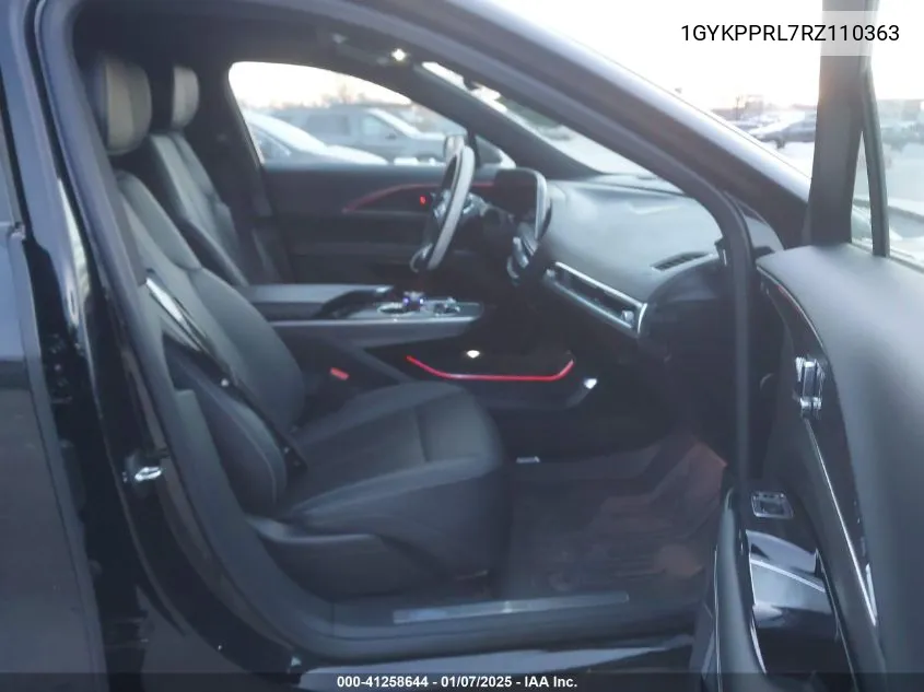 2024 Cadillac Lyriq Luxury W/1Sc VIN: 1GYKPPRL7RZ110363 Lot: 41258644