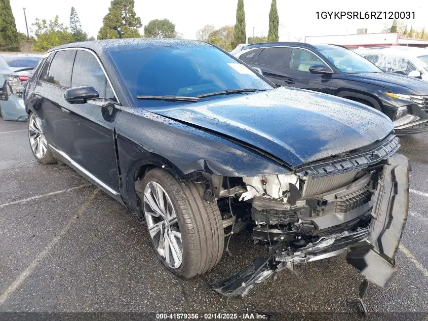 2024 Cadillac Lyriq Luxury W/1Se VIN: 1GYKPSRL6RZ120031 Lot: 41579356
