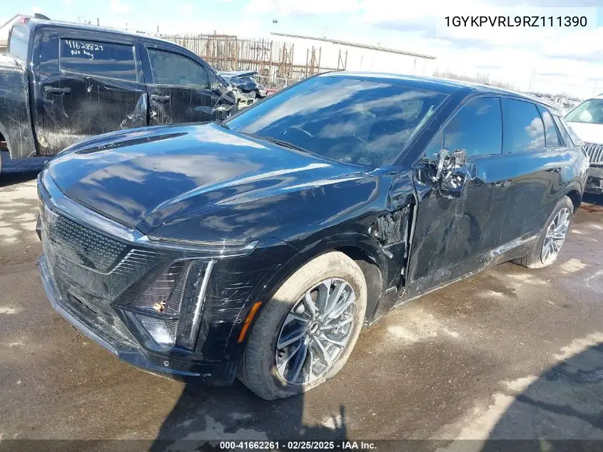 2024 Cadillac Lyriq Sport W/1Sj VIN: 1GYKPVRL9RZ111390 Lot: 41662261