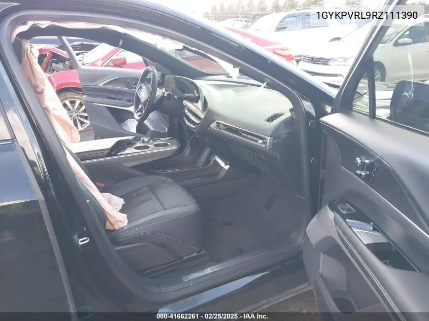 2024 Cadillac Lyriq Sport W/1Sj VIN: 1GYKPVRL9RZ111390 Lot: 41662261