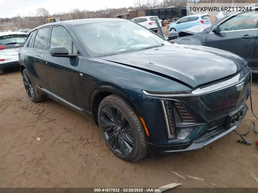 2024 Cadillac Lyriq Sport W/1Sk VIN: 1GYKPWRL6RZ112244 Lot: 41677832