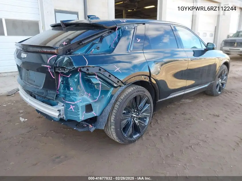 2024 Cadillac Lyriq Sport W/1Sk VIN: 1GYKPWRL6RZ112244 Lot: 41677832