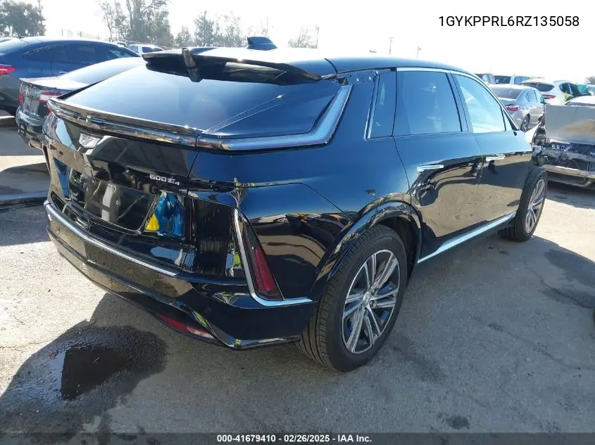 2024 Cadillac Lyriq Luxury W/1Sc VIN: 1GYKPPRL6RZ135058 Lot: 41679410