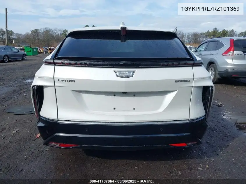 2024 Cadillac Lyriq Luxury W/1Sc VIN: 1GYKPPRL7RZ101369 Lot: 41707064