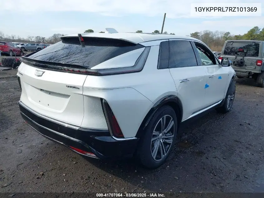 2024 Cadillac Lyriq Luxury W/1Sc VIN: 1GYKPPRL7RZ101369 Lot: 41707064