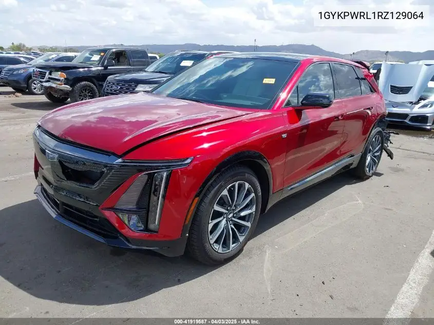 2024 Cadillac Lyriq Sport W/1Sk VIN: 1GYKPWRL1RZ129064 Lot: 41919587