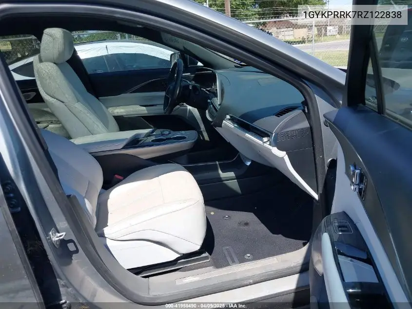 2024 Cadillac Lyriq Luxury W/1Sd VIN: 1GYKPRRK7RZ122838 Lot: 41958490