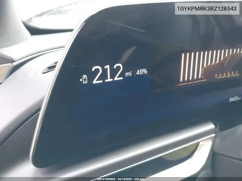2024 Cadillac Lyriq Tech W/1Sa VIN: 1GYKPMRK3RZ128543 Lot: 41959885