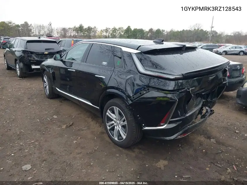 2024 Cadillac Lyriq Tech W/1Sa VIN: 1GYKPMRK3RZ128543 Lot: 41959885