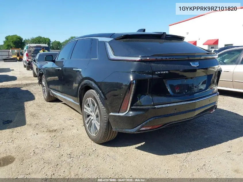 2024 Cadillac Lyriq Luxury W/1Sc VIN: 1GYKPPRK9RZ101820 Lot: 41975866