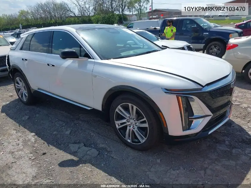 2024 Cadillac Lyriq Tech W/1Sa VIN: 1GYKPMRK9RZ103470 Lot: 42006208