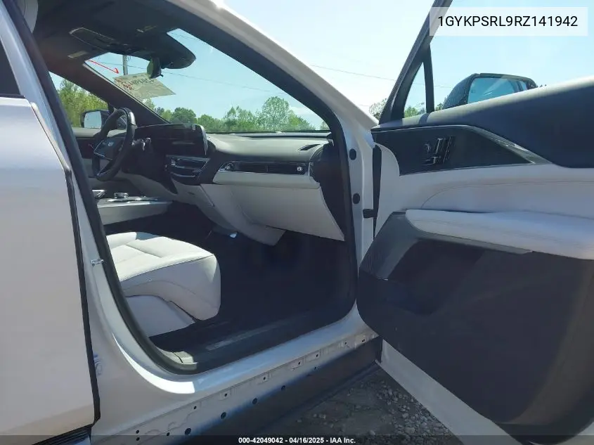 2024 Cadillac Lyriq Luxury W/1Se VIN: 1GYKPSRL9RZ141942 Lot: 42049042