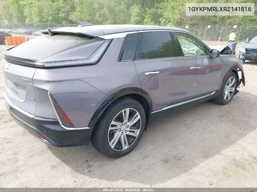 2024 Cadillac Lyriq Tech W/1Sa VIN: 1GYKPMRLXRZ141816 Lot: 42113732