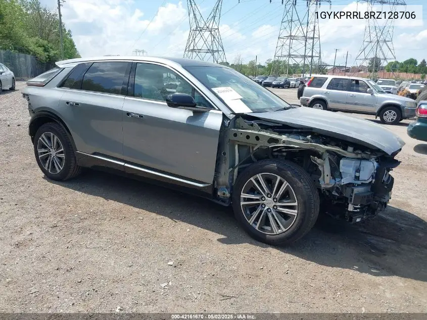 2024 Cadillac Lyriq Luxury W/1Sd VIN: 1GYKPRRL8RZ128706 Lot: 42161670
