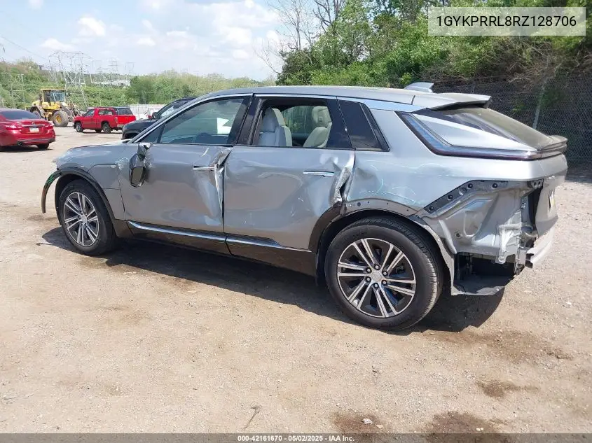 2024 Cadillac Lyriq Luxury W/1Sd VIN: 1GYKPRRL8RZ128706 Lot: 42161670
