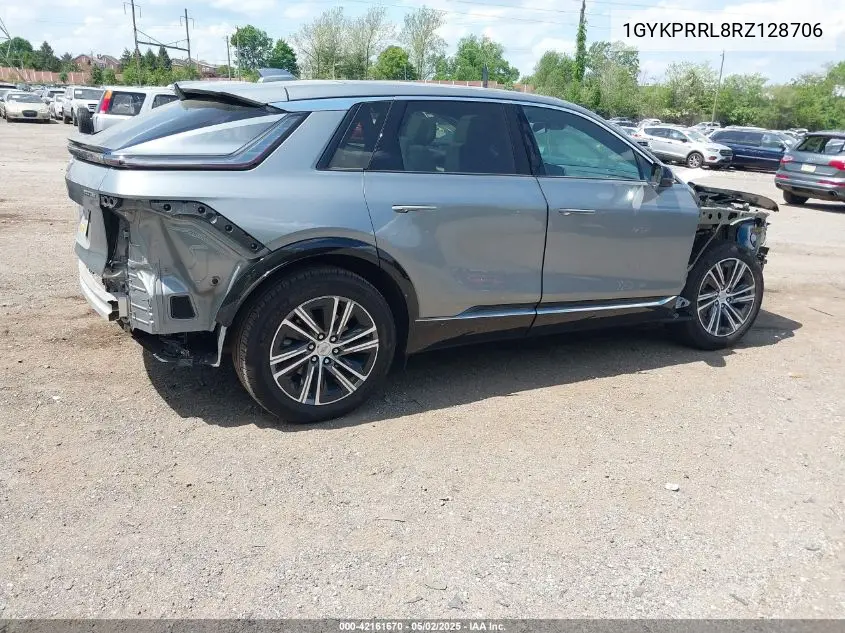 2024 Cadillac Lyriq Luxury W/1Sd VIN: 1GYKPRRL8RZ128706 Lot: 42161670