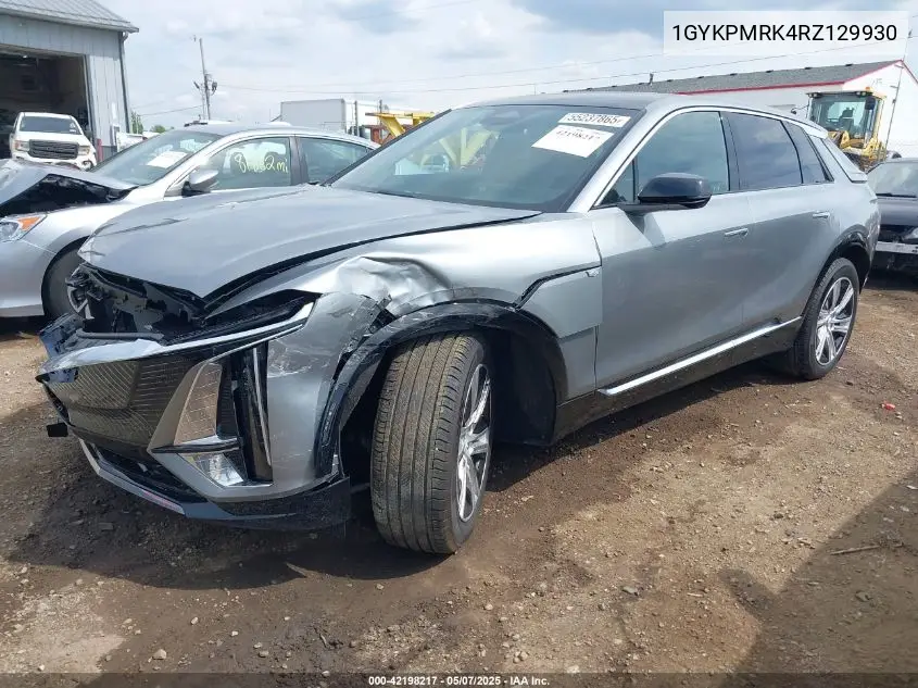 2024 Cadillac Lyriq Tech W/1Sa VIN: 1GYKPMRK4RZ129930 Lot: 42198217