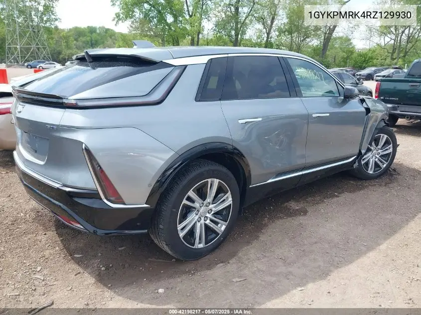 2024 Cadillac Lyriq Tech W/1Sa VIN: 1GYKPMRK4RZ129930 Lot: 42198217
