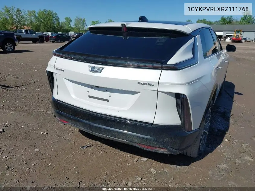 2024 Cadillac Lyriq Sport W/1Sj VIN: 1GYKPVRLXRZ111768 Lot: 42276202