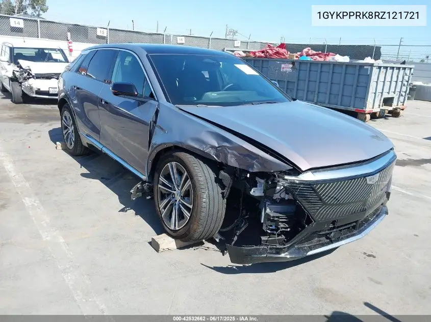 2024 Cadillac Lyriq Luxury W/1Sc VIN: 1GYKPPRK8RZ121721 Lot: 42532662