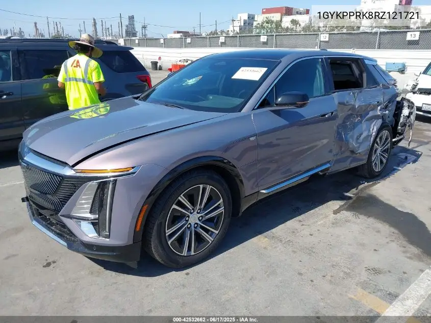 2024 Cadillac Lyriq Luxury W/1Sc VIN: 1GYKPPRK8RZ121721 Lot: 42532662