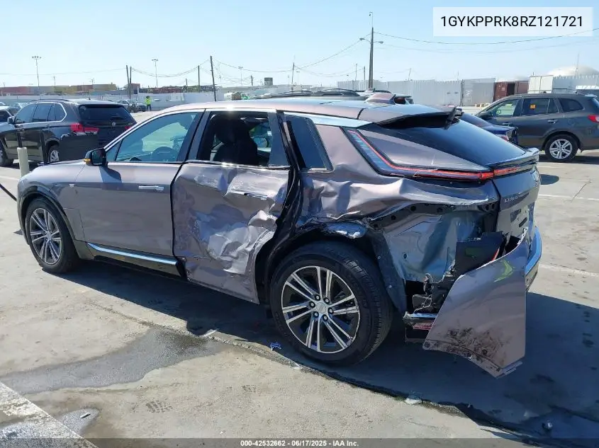 2024 Cadillac Lyriq Luxury W/1Sc VIN: 1GYKPPRK8RZ121721 Lot: 42532662