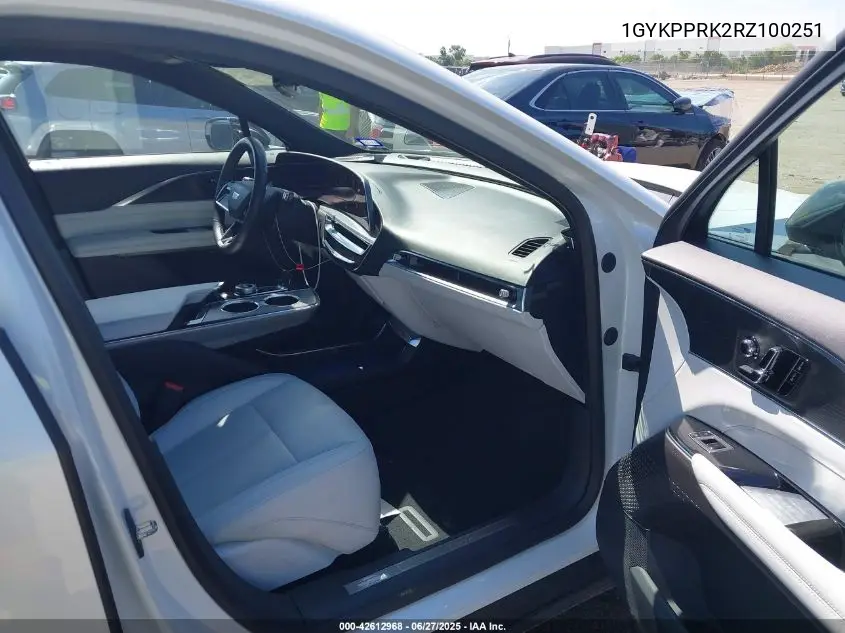 2024 Cadillac Lyriq Luxury W/1Sc VIN: 1GYKPPRK2RZ100251 Lot: 42612968