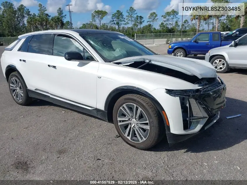 2025 Cadillac Lyriq Luxury W/1Sc VIN: 1GYKPNRL8SZ303485 Lot: 41557529