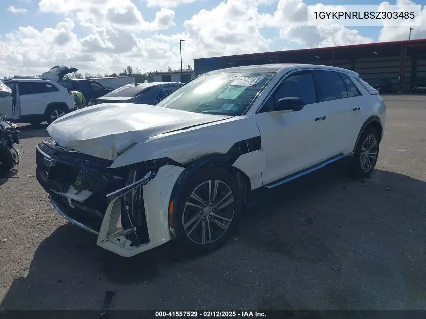2025 Cadillac Lyriq Luxury W/1Sc VIN: 1GYKPNRL8SZ303485 Lot: 41557529