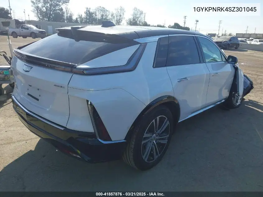 2025 Cadillac Lyriq Luxury W/1Sc VIN: 1GYKPNRK4SZ301045 Lot: 41857876