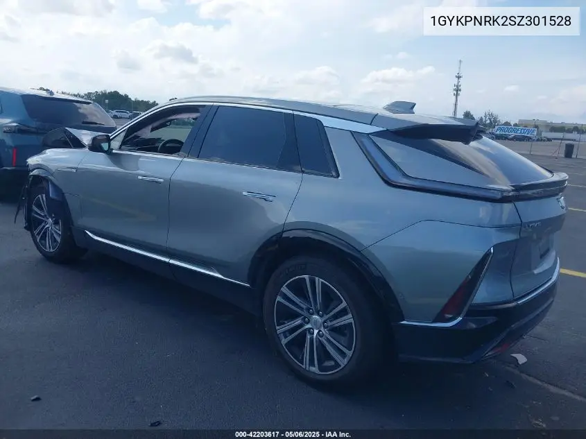 2025 Cadillac Lyriq Luxury W/1Sc VIN: 1GYKPNRK2SZ301528 Lot: 42203617