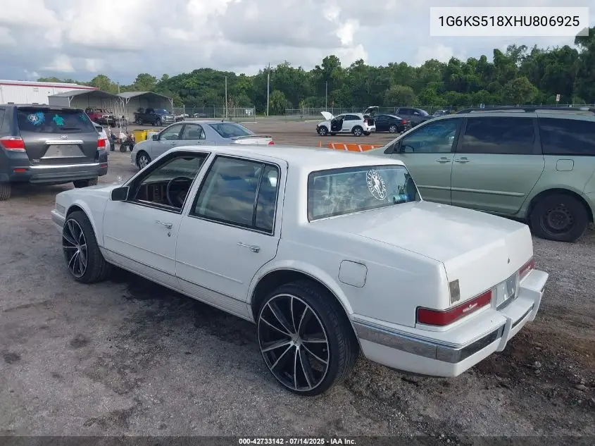 1987 Cadillac Seville VIN: 1G6KS518XHU806925 Lot: 42733142