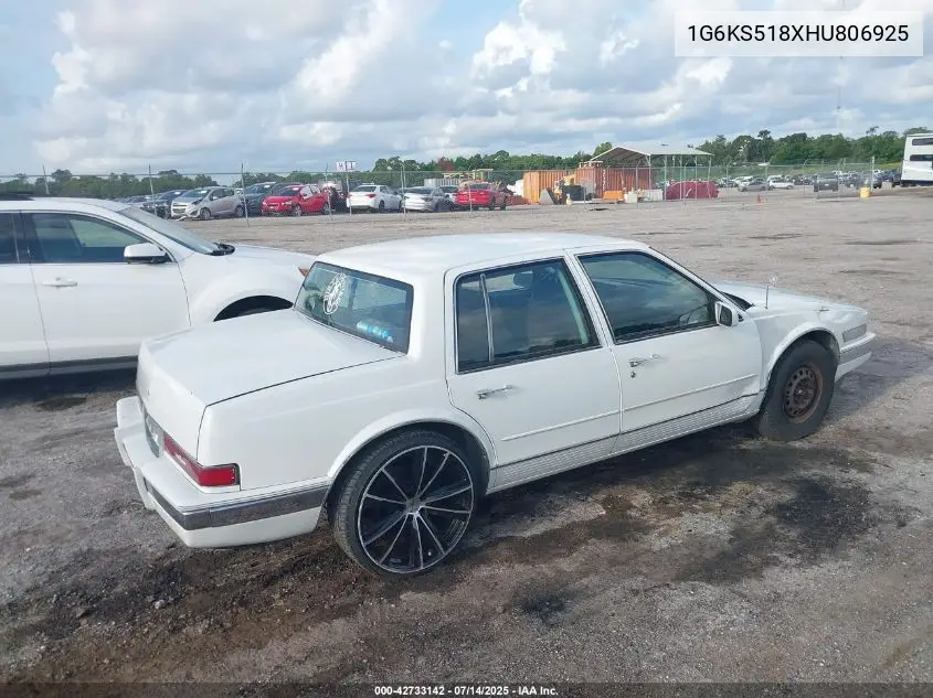 1987 Cadillac Seville VIN: 1G6KS518XHU806925 Lot: 42733142
