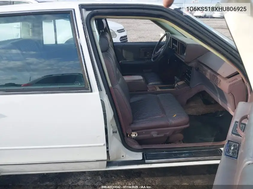 1987 Cadillac Seville VIN: 1G6KS518XHU806925 Lot: 42733142